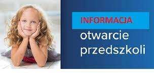 OTWIERAMY PRZEDSZKOLE!!!
